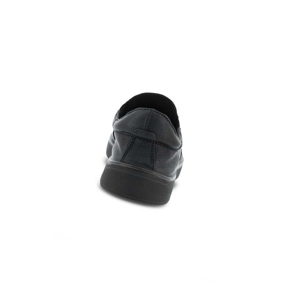 Pánské Boty Casual Ecco Street Tray Retro Slip-on Černé | CZ 499ILH